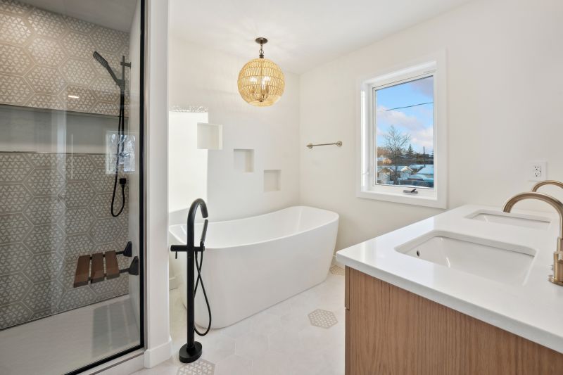 Acrylic Bathtub Installation in South Portland, ME